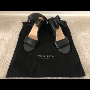 NWOB Rag & Bone Damien Wedge Sandals size 38.5